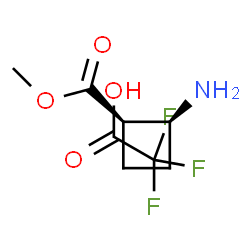 顺-2-氨基环丁烷-1-甲酸甲酯三氟乙酸盐结构式