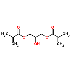 甘油 1,3-二异丁烯酸酯结构式