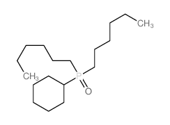 Phosphine oxide, cyclohexyldihexyl- Structure