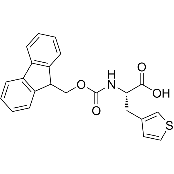 FMOC-L-3-噻吩丙氨酸结构式