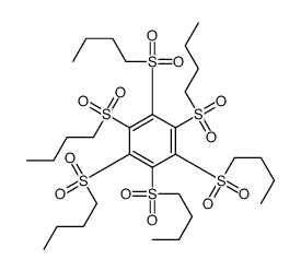 1,2,3,4,5,6-hexakis(butylsulfonyl)benzene Structure