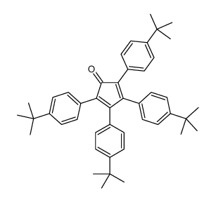 2,3,4,5-tetrakis(4-tert-butylphenyl)cyclopenta-2,4-dien-1-one Structure