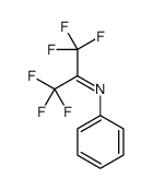 1,1,1,3,3,3-hexafluoro-N-phenylpropan-2-imine结构式