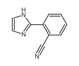 2-(1H-咪唑-2-基)苯甲腈结构式