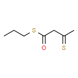 3-Thioxobutanethioic acid S-propyl ester结构式