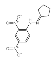 N-(cyclopentylideneamino)-2,4-dinitro-aniline结构式