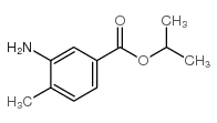 isopropyl 3-amino-4-methyl benzoate Structure