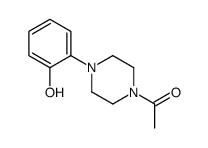 1-[4-(2-Hydroxyphenyl)-1-piperazinyl]ethanone Structure