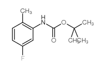 BOC-5-FLUORO-2-METHYLANILINE Structure