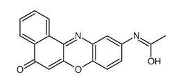 N-(5-oxobenzo[a]phenoxazin-10-yl)acetamide Structure