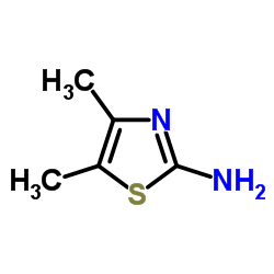 2-氨基-4,5-二甲基噻唑结构式