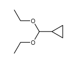 formylcyclopropane diethyl acetal Structure