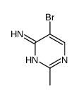 5-溴-2-甲基嘧啶-4-胺结构式