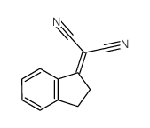 Propanedinitrile,2-(2,3-dihydro-1H-inden-1-ylidene)- Structure