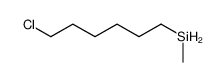 6-chlorohexyl(methyl)silane Structure