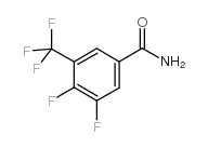 3,4-二氟-5-三氟甲基苯甲酰胺结构式