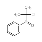Benzene,[(1-chloro-1-methylethyl)sulfinyl]- Structure