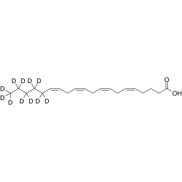 Arachidonic acid-d11结构式