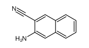 2-Naphthalenecarbonitrile,3-amino-(9CI)结构式
