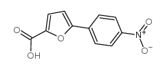 5-(4-硝基苯基)-2-呋喃酸结构式