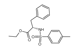 N-(4-tolylsulfonyl)-L-phenylalanine ethyl ester Structure
