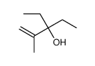 3-Ethyl-2-methyl-1-penten-3-ol Structure