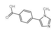 4-(1-甲基-5-咪唑基)苯甲酸图片