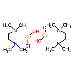 氯化二羟基-双四甲基亚乙基二胺铜结构式