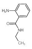 2-氨基-n-乙基苯甲酰胺结构式