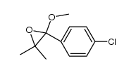 2-(4-chloro-phenyl)-2-methoxy-3,3-dimethyl-oxirane Structure