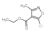5-氯-3-甲基-3-异唑-4-羧酸乙酯结构式