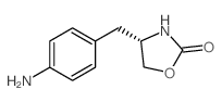 (S)-4-(4-氨基苄基)噁唑啉-2-酮结构式