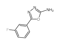 5-(3-fluorophenyl)-1,3,4-oxadiazol-2-amine Structure