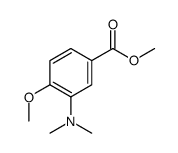 3-(二甲基氨基)-4-甲氧基苯甲酸甲酯结构式