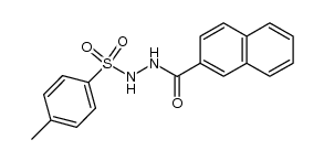 β-Naphthoesaeuretosylhydrazid Structure