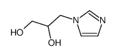 3-(1H-咪唑-1-基)丙烷-1,2-二醇结构式