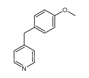 4-(p-Methoxybenzyl)pyridine Structure