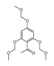 1-[2,4,6-tris(methoxymethoxy)phenyl]ethanone Structure