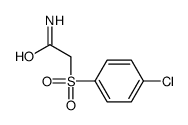 2-[(4-chlorophenyl)sulfonyl]acetamide structure
