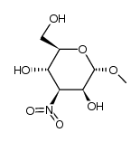 Methyl-3-nitro-3-desoxy-α-D-mannopyranosid Structure
