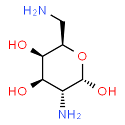 2,6-Diamino-2,6-dideoxy-α-D-galactopyranose结构式