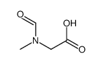 2-[formyl(methyl)amino]acetic acid结构式