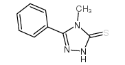 4-methyl-3-phenyl-1H-1,2,4-triazole-5-thione Structure