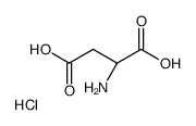 (2S)-2-aminobutanedioic acid,hydrochloride结构式