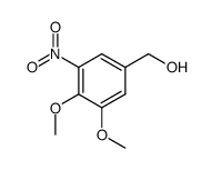 3,4-dimethoxy-5-nitrobenzyl alcohol Structure