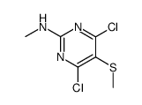 4,6-dichloro-2-(methylamino)-5-(methylthio)pyrimidine Structure