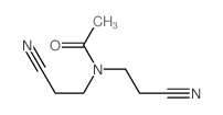N,N-bis(2-cyanoethyl)acetamide结构式