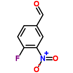 4-氟-3-硝基苯甲醛结构式