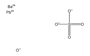 sulphuric acid, barium lead salt Structure