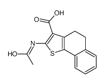2-Acetamido-4,5-dihydronaphtho[1,2-b]thiophene-3-carboxylic acid结构式
